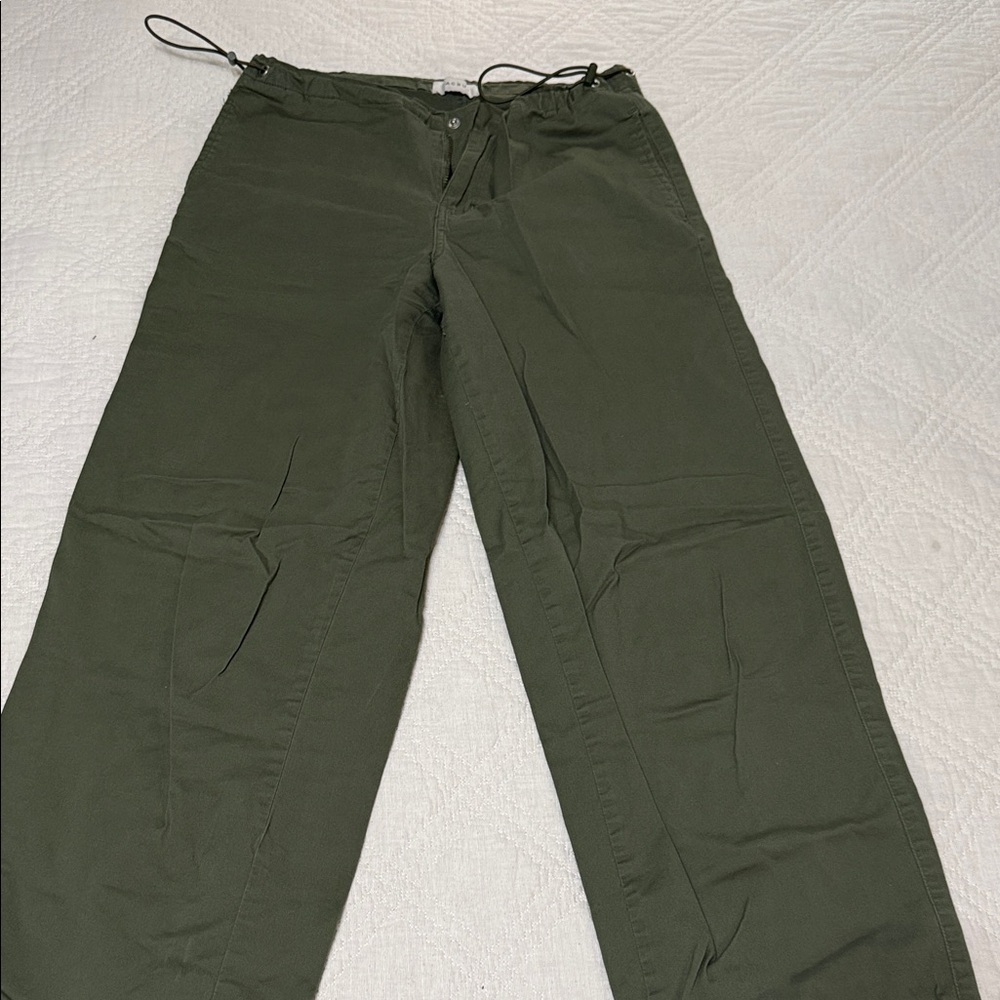 PacSun Olive Green Parachute Pants